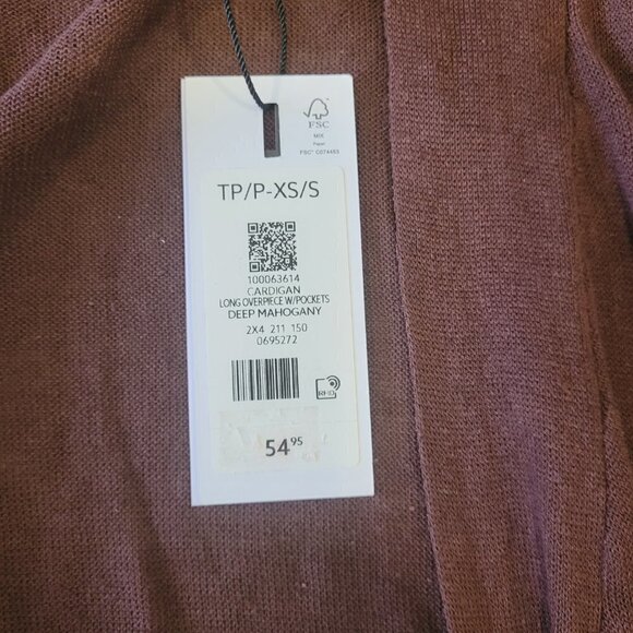 NWT DYNAMITE | Cardigan Long Overpiece | Sz. XS/S - Picture 8 of 11